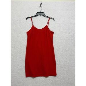Nanette Lepore Red Spaghetti Strap Mini Dress Women's Size Small